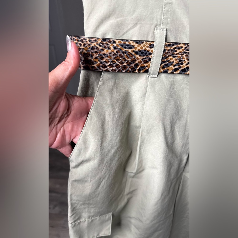 Zara Olive Green Zara Long Cargo Jumpsuit - Picture 6 of 12